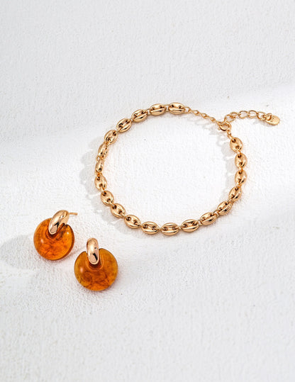 Amber Earrings