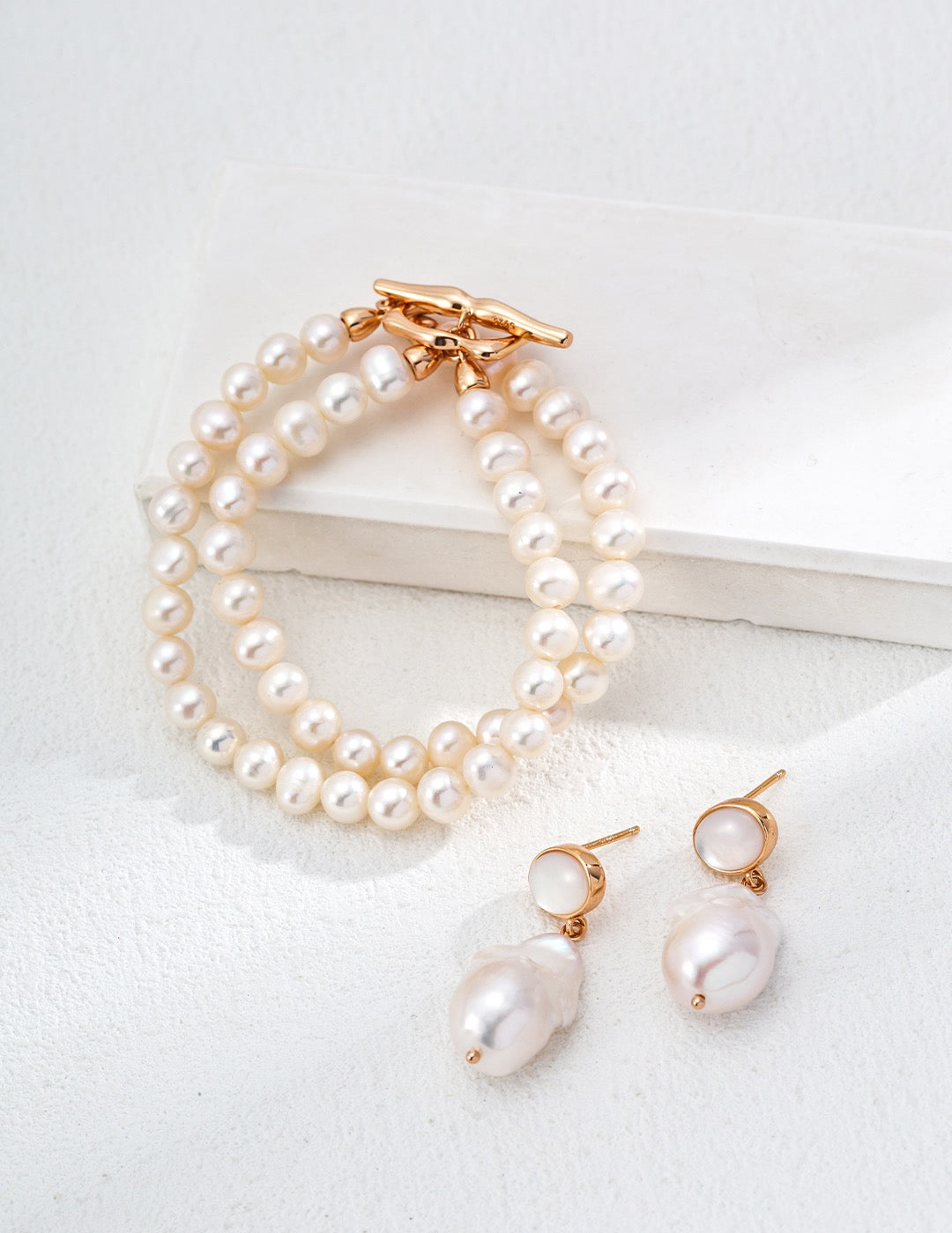 Natural Pearl Shell Earrings