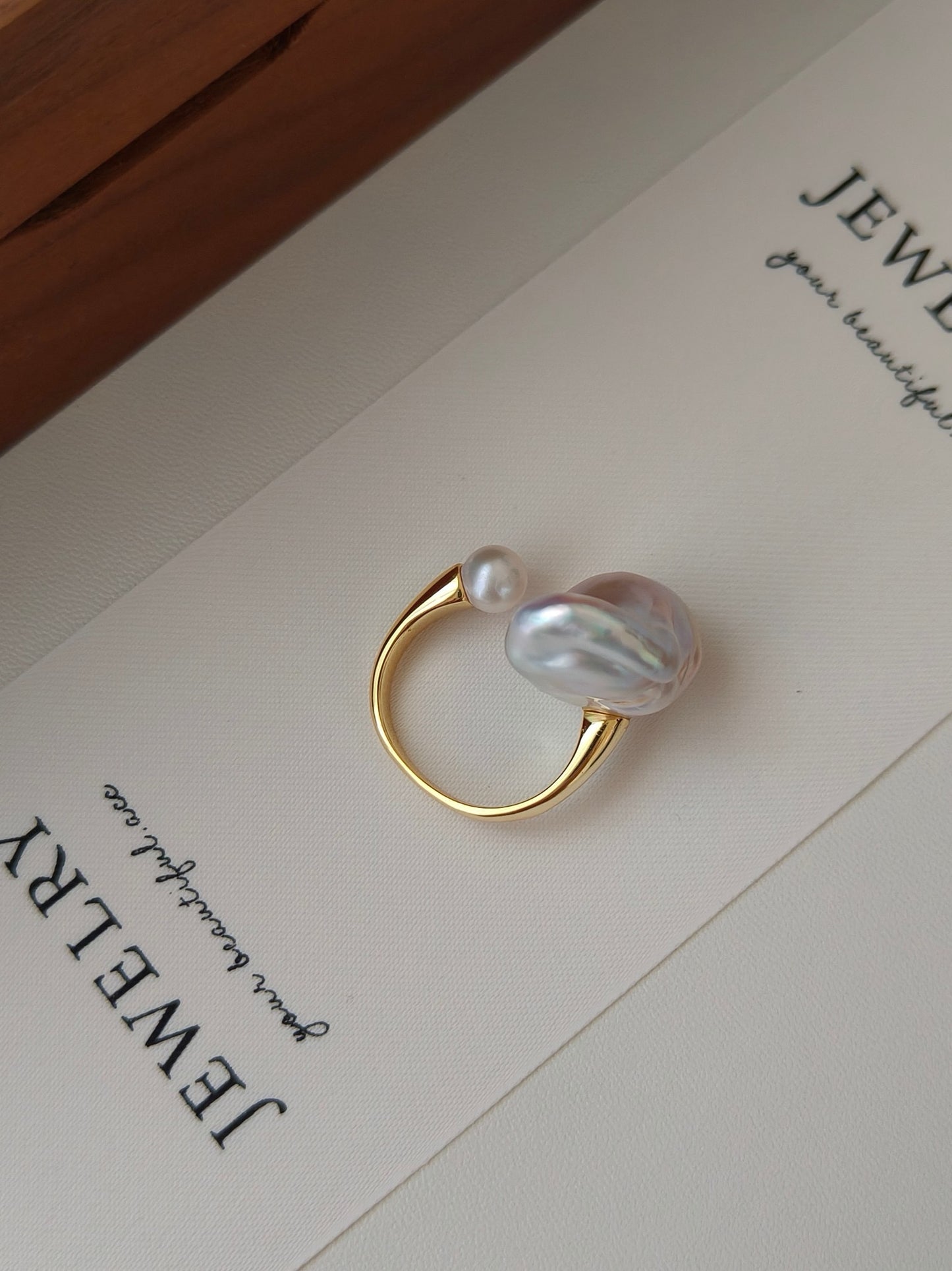 Baroque Pearl Ring