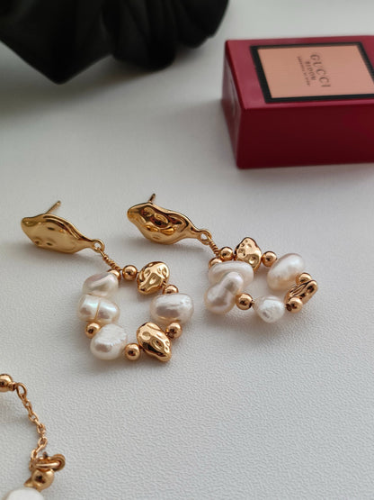 Natural Pearl Earrings