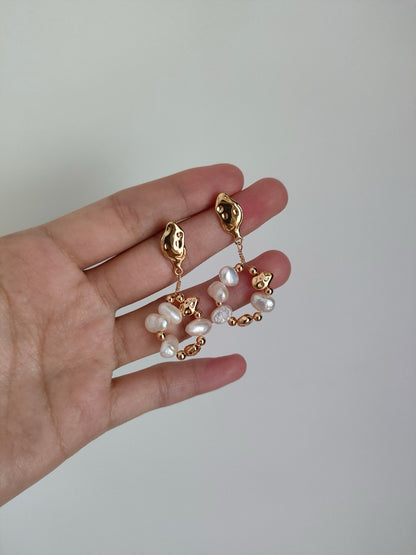 Natural Pearl Earrings