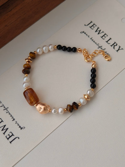 Timeless Tiger Eye Gemstone Bracelet