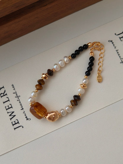 Timeless Tiger Eye Gemstone Bracelet