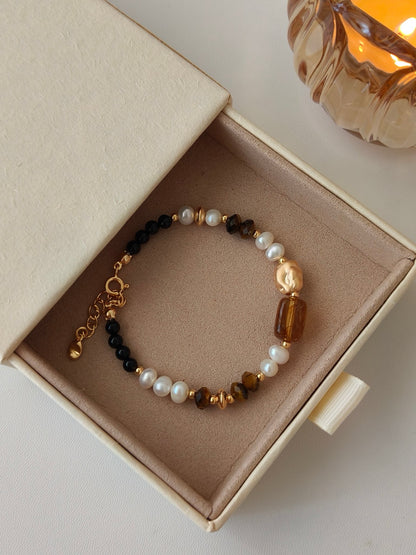 Timeless Tiger Eye Gemstone Bracelet