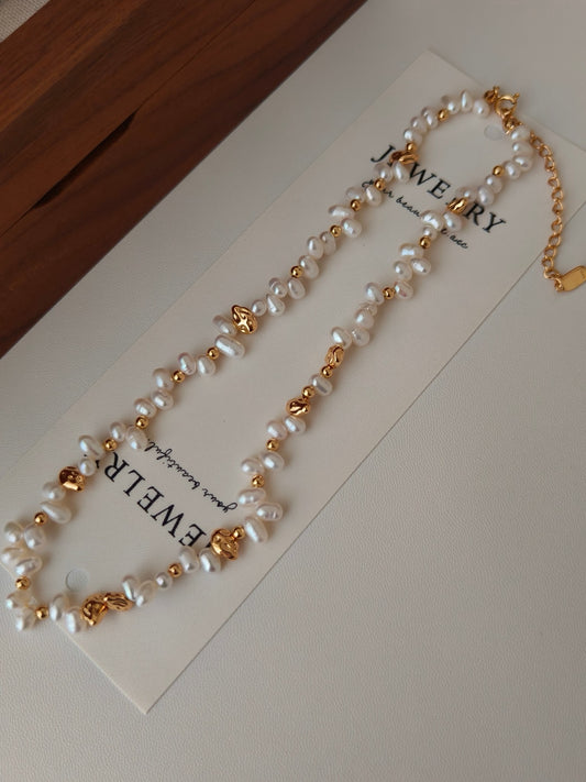 Customizable Layered Pearl Necklace