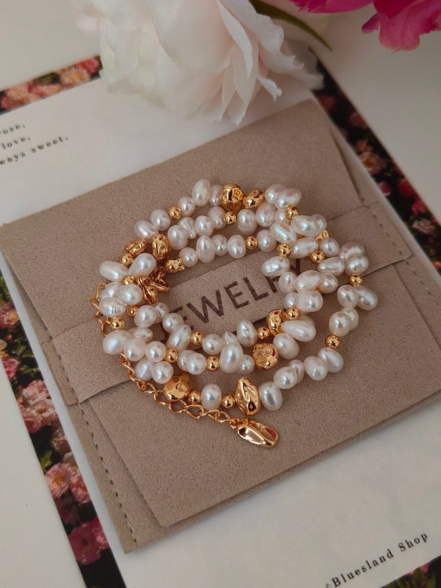 Customizable Layered Pearl Necklace