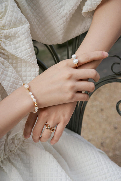 S925 Sterling Silver Pearl Bracelet