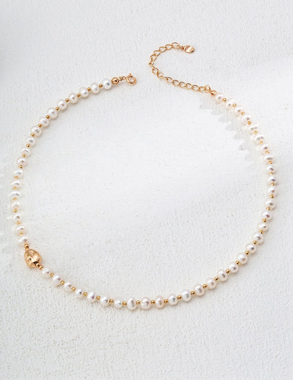 Minimalist Natural Pearl Necklaces Bracelets