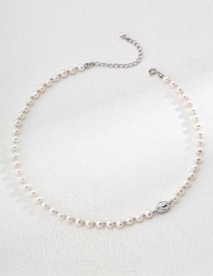 Minimalist Natural Pearl Necklaces Bracelets