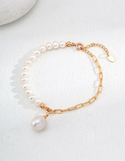 Irregular Baroque Pearl Bracelet