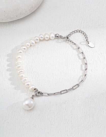 Irregular Baroque Pearl Bracelet