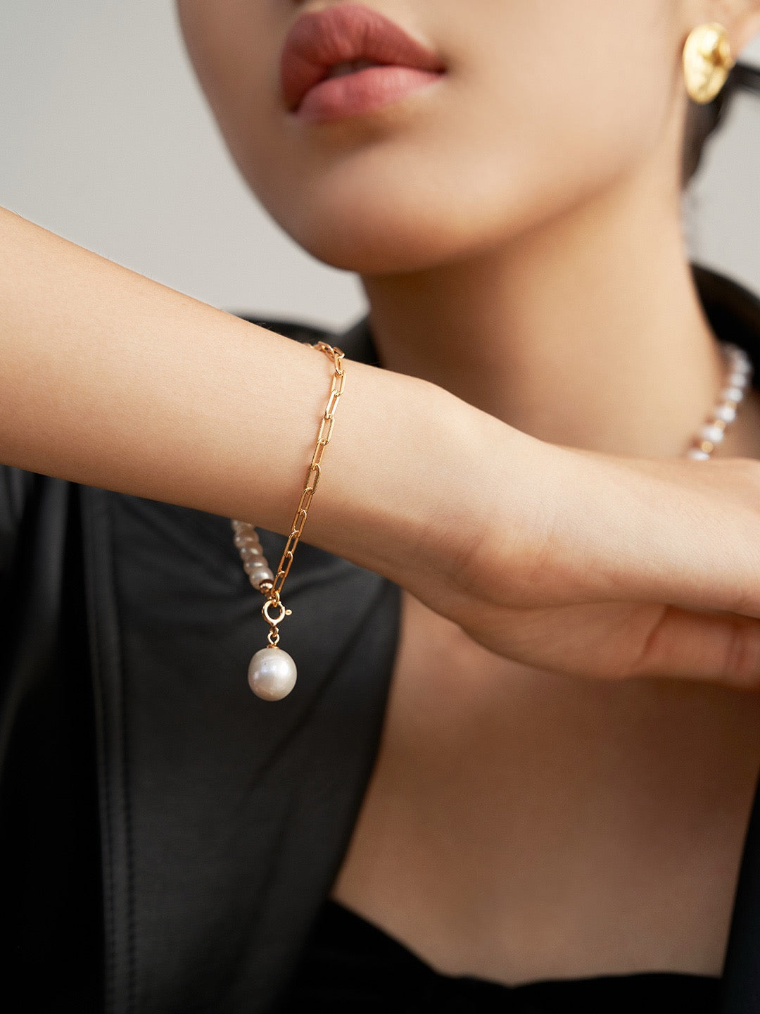 Irregular Baroque Pearl Bracelet